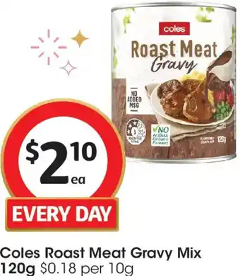 Coles Roast Meat Gravy Mix