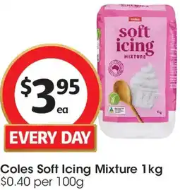Coles Coles Soft Icing Mixture offer
