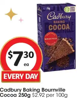Coles Cadbury Baking Bournville Cocoa offer