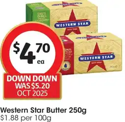 Coles Western Star Butter offer