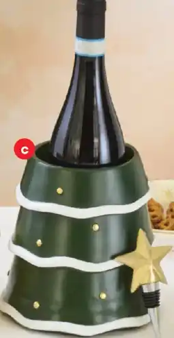 Coles c. Wine Bottle Holder with Star Stopper offer