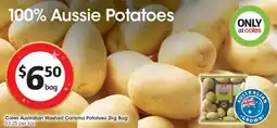 Coles Coles Australian Washed Carisma Potatoes offer