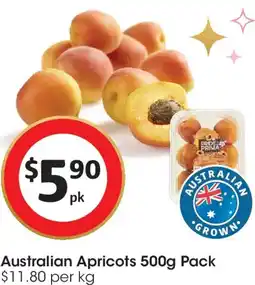 Coles Australian Apricots Pack offer