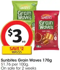 Coles Sunbites Grain Waves offer