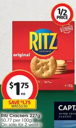 Coles Ritz Crackers offer