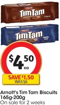 Coles Arnott's Tim Tam Biscuits offer