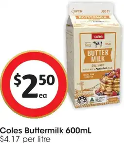 Coles Coles Buttermilk offer