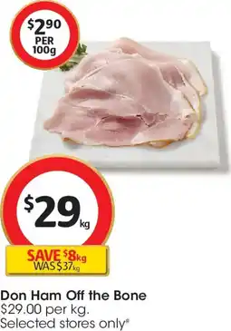 Coles Don Ham Off the Bone offer