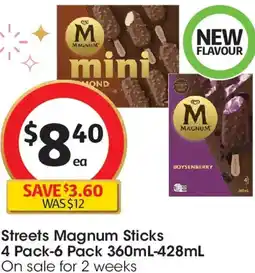 Coles Streets Magnum Sticks offer