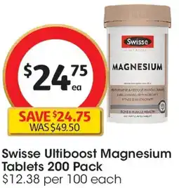 Coles Swisse Ultiboost Magnesium Tablets offer