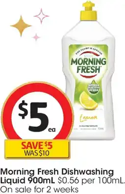 Coles Morning Fresh Dishwashing Liquid offer