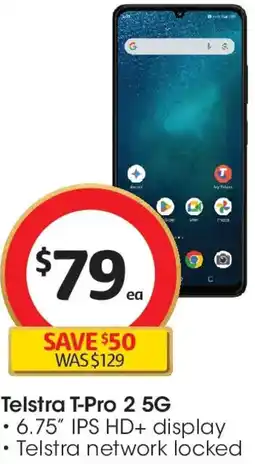 Coles Telstra T-Pro 2 5G offer