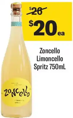Coles Zoncello Limoncello Spritz offer