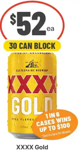 IGA Liquor Xxxx gold offer