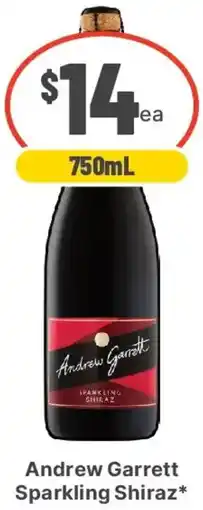 IGA Liquor Andrew Garrett Sparkling Shiraz offer