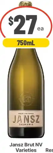 IGA Liquor Jansz brut nv varieties offer