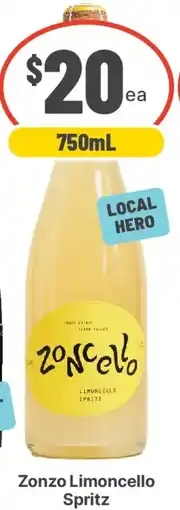 IGA Liquor Zonzo Limoncello Spritz offer