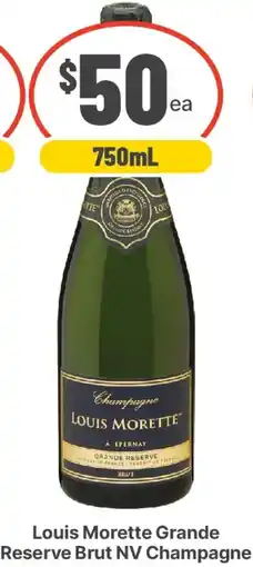 IGA Liquor Louis morette grande reserve brut nv champagne offer