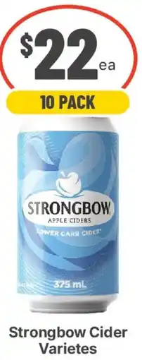 IGA Liquor Strongbow Cider Varietes offer