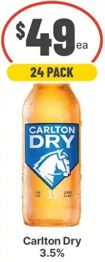 IGA Liquor Carlton Dry 3.5% offer