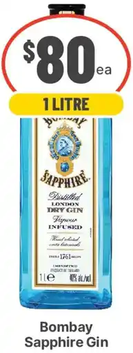 IGA Liquor Bombay Sapphire Gin offer