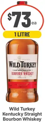 IGA Liquor Wild turkey kentucky straight bourbon whiskey offer