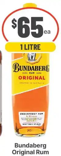 IGA Liquor Bundaberg Original Rum offer