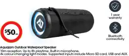 Coles Aquajam Outdoor Waterproof Speaker offer