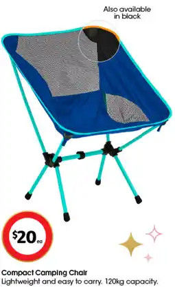 Coles Compact Camping Chair offer