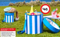 Coles Sun Fun Summer Cooler Bag and Stool offer