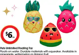 Coles Pets Unlimited Floating Toy offer