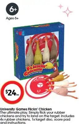 Coles University Games Flickn' Chicken offer