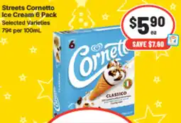 IGA Streets Cornetto Ice Cream offer