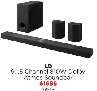 LG 9.1.5 Channel 810W Dolby Atmos Soundbar