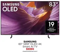 Bing Lee Samsung 83" s85f oled 4k smart ai tv offer