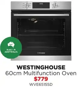 Bing Lee Westinghouse Multifunction Oven offer