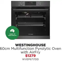 Bing Lee Westinghouse multifunction pyrolytic oven offer