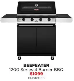 Bing Lee Beefeater 1200 series 4 burner bbq offer