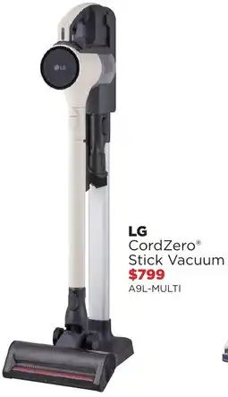 Bing Lee Lg cordzero stick vacuum offer