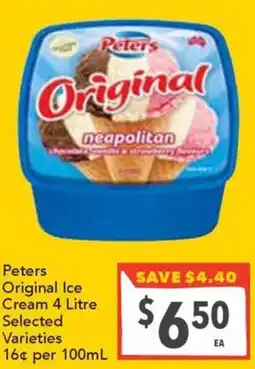 Ritchies Peters Original Ice Cream offer