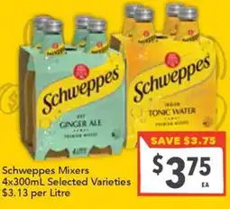 Ritchies Schweppes Mixers offer