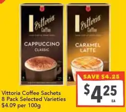 Ritchies Vittoria Coffee Sachets offer
