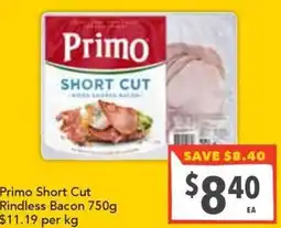 Ritchies Primo Short Cut Rindless Bacon offer