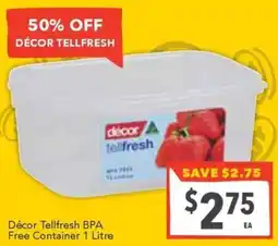 Ritchies Décor Tellfresh BPA Free Container offer