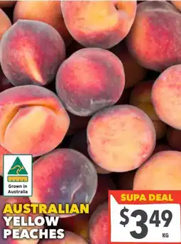 Ritchies Australian yellow peaches offer