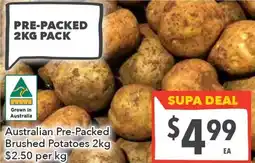 Ritchies Australian Pre-Packed Brushed Potatoes offer