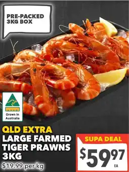 Ritchies Qld extra large farmed tiger prawns offer