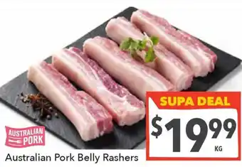 Ritchies Australian Pork Belly Rashers offer
