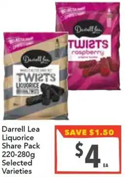 Ritchies Darrell Lea Liquorice Share Pack offer