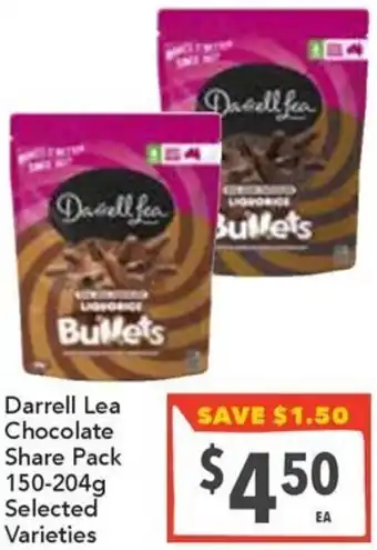 Ritchies Darrell Lea Chocolate Share Pack offer